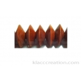 Red Wood Saucer Beads 18x9mm